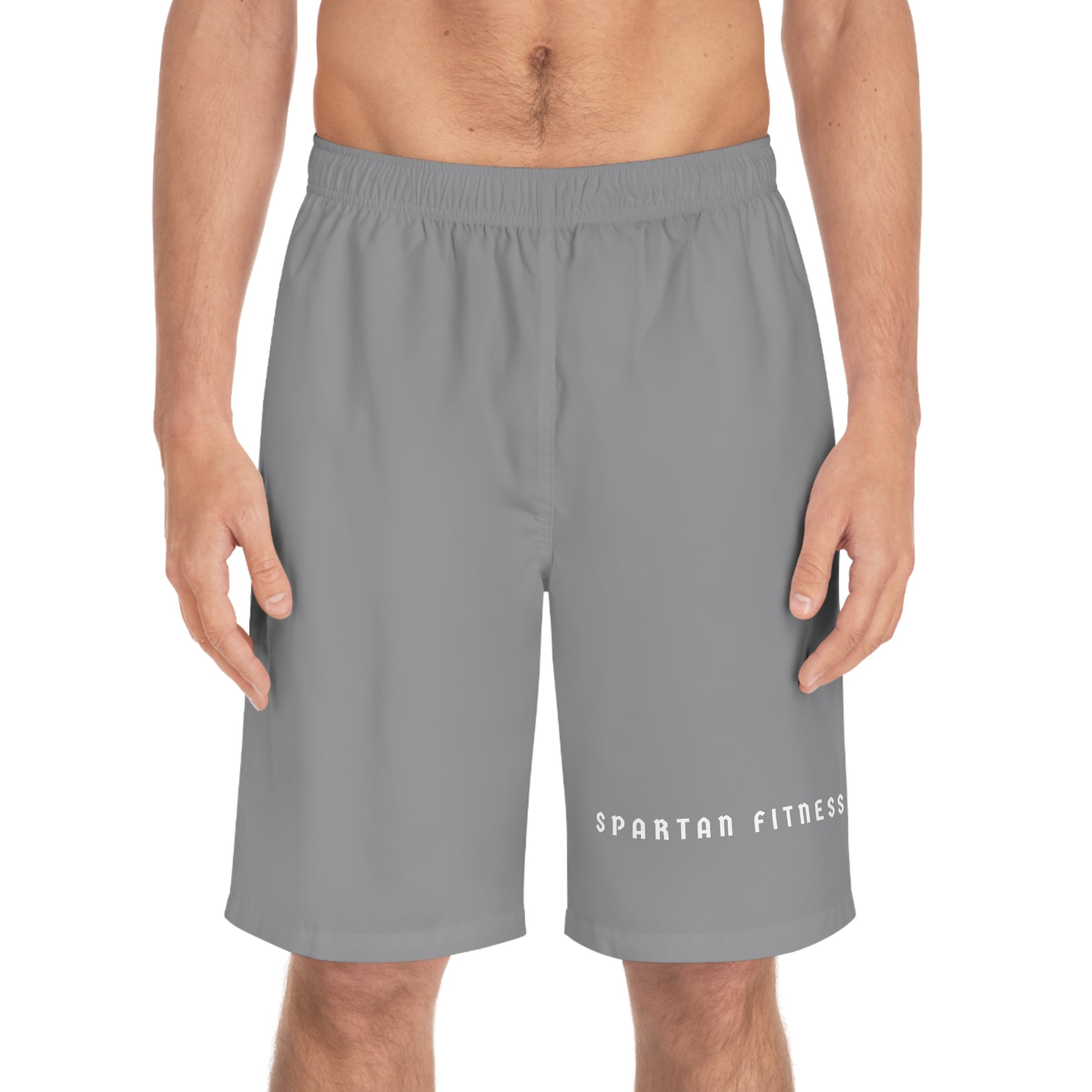 Gray athletic shorts