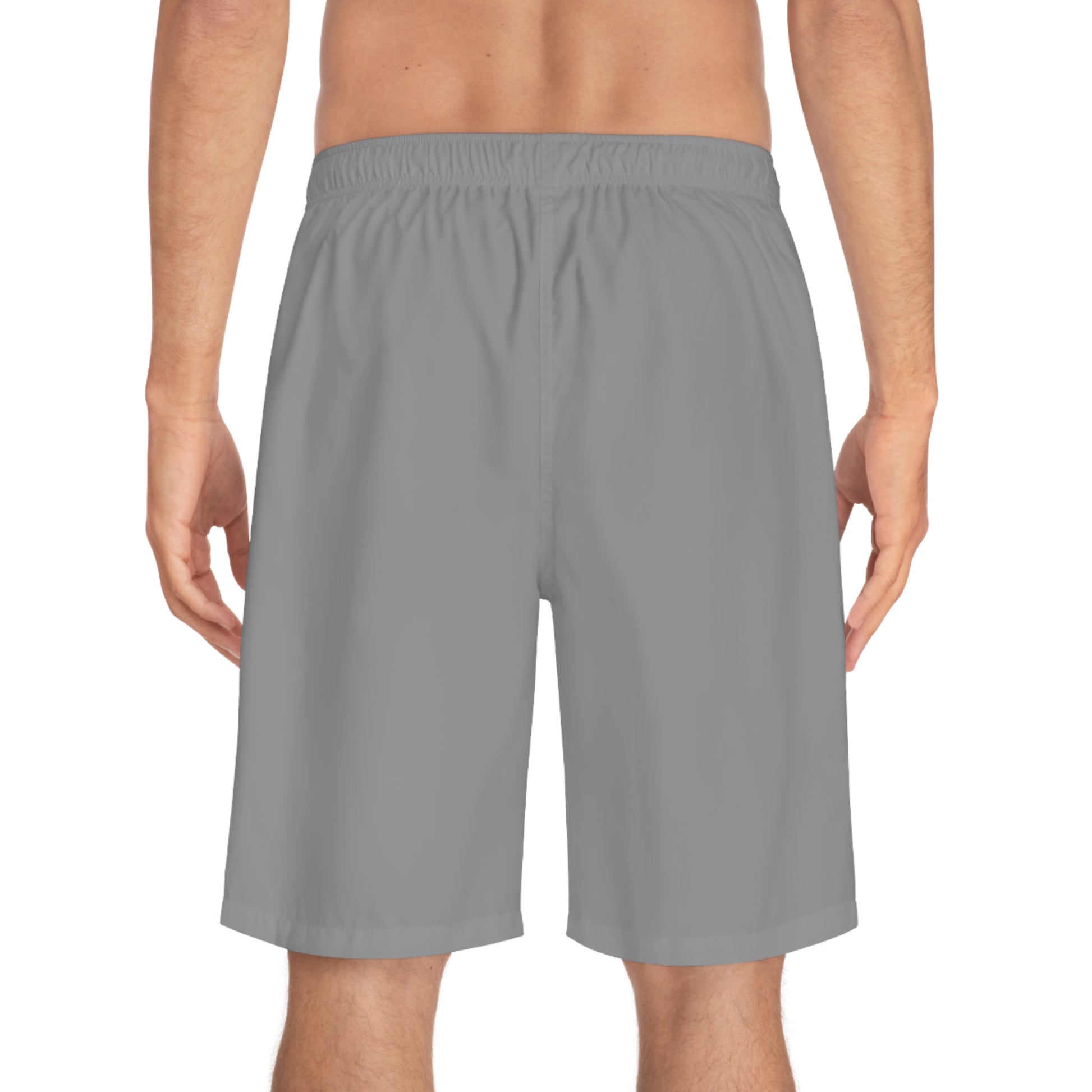 Gray athletic shorts