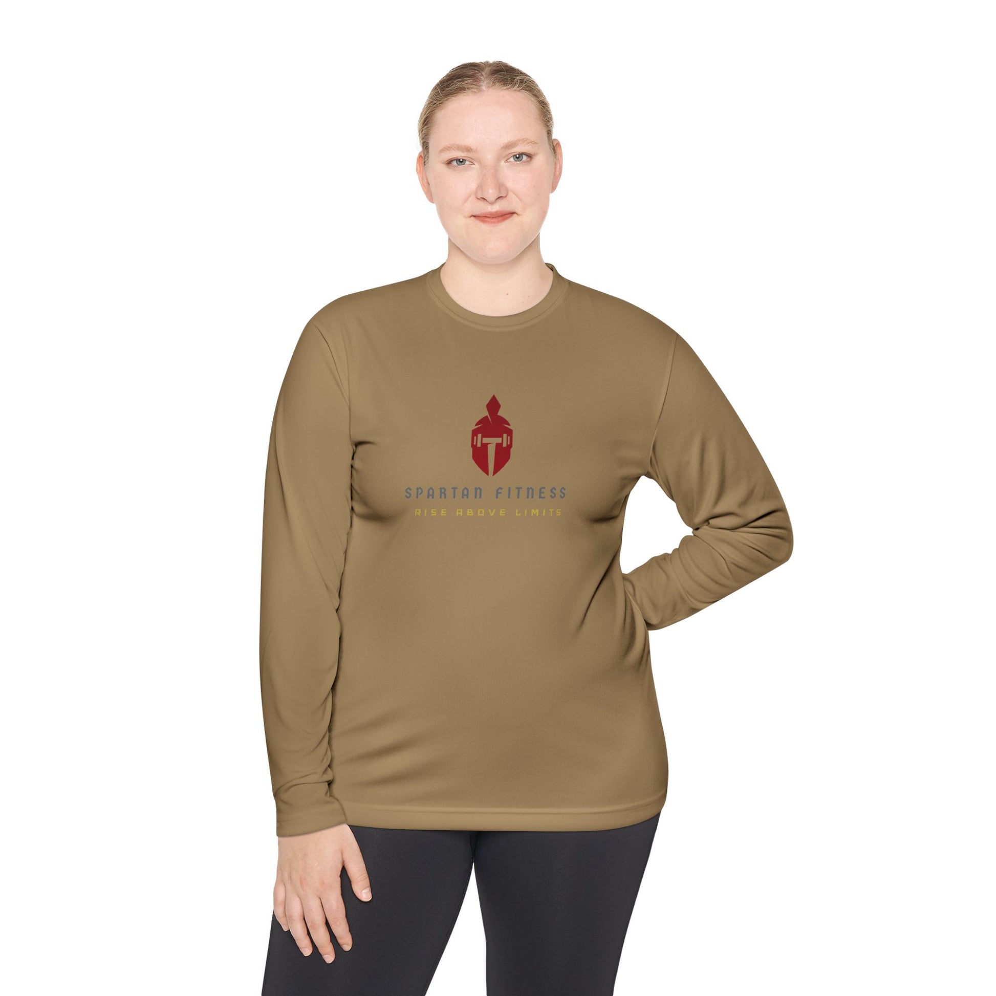 Brown Athletic Long Sleeve Tee