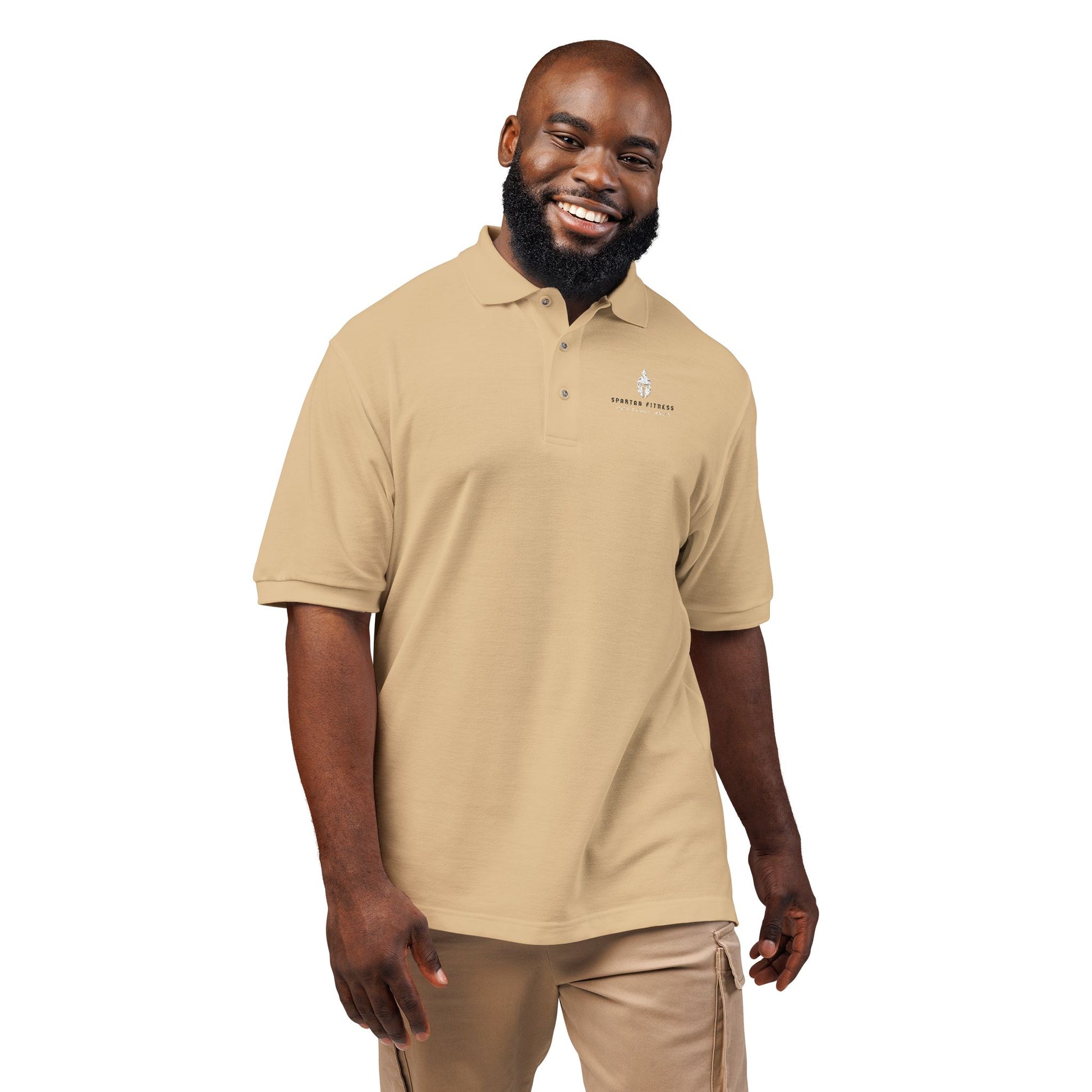 Tan Sports Polo Shirt