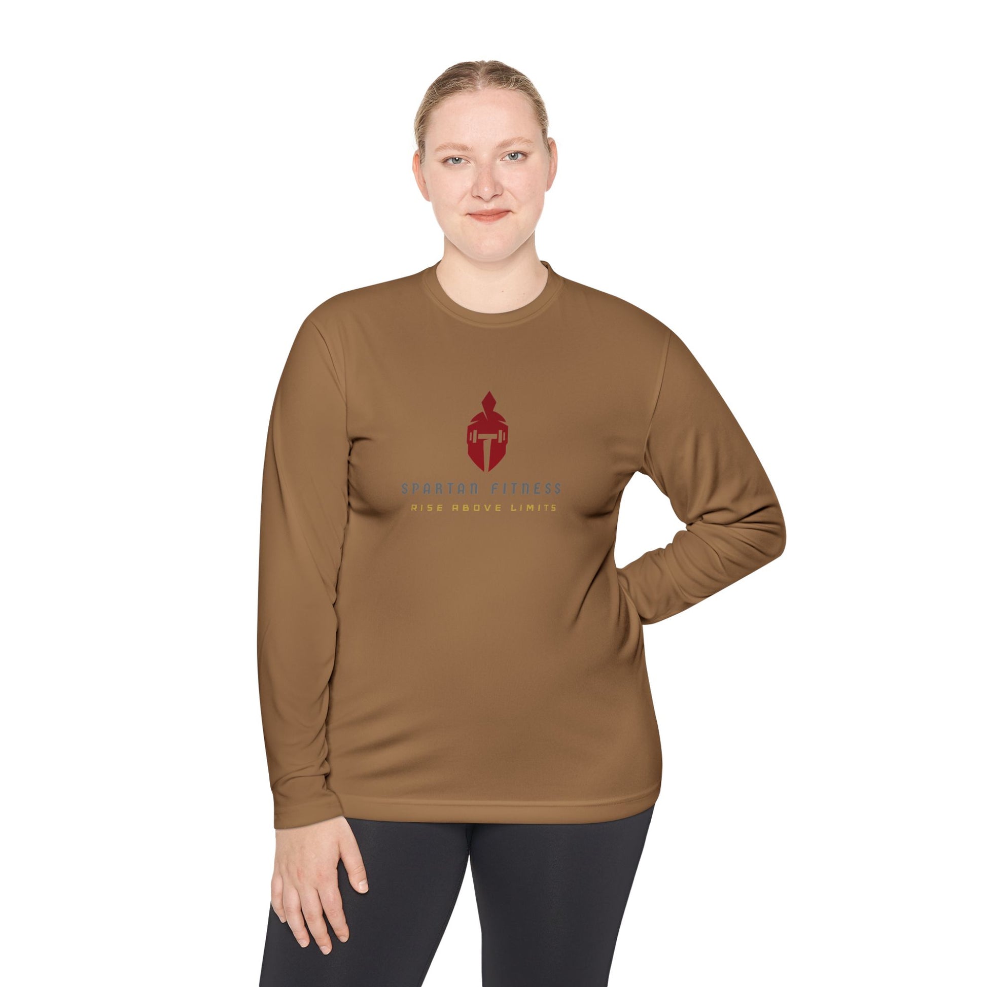 Brown Athletic Long Sleeve Tee